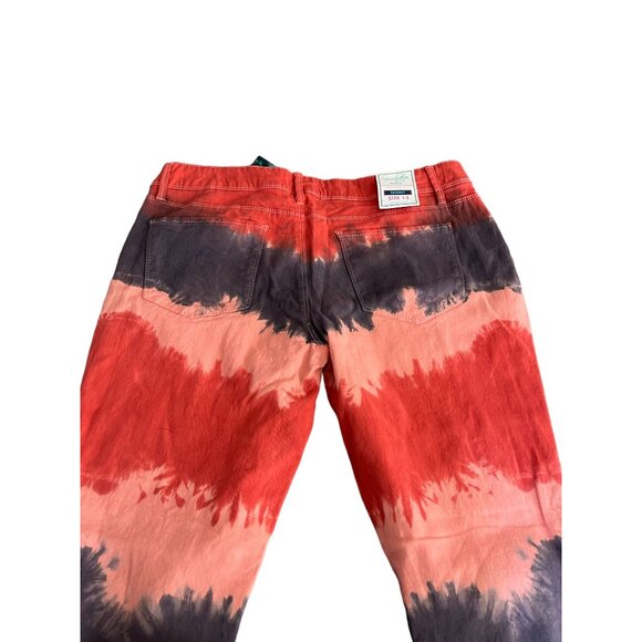 Revolution By Revolt Womens Tie-Dye Skinny Jeans Size 13 Cotton/Spandex - Picture 10 of 12